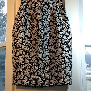 Ungaro ter Black/Gray knee-length Skirt  size 8